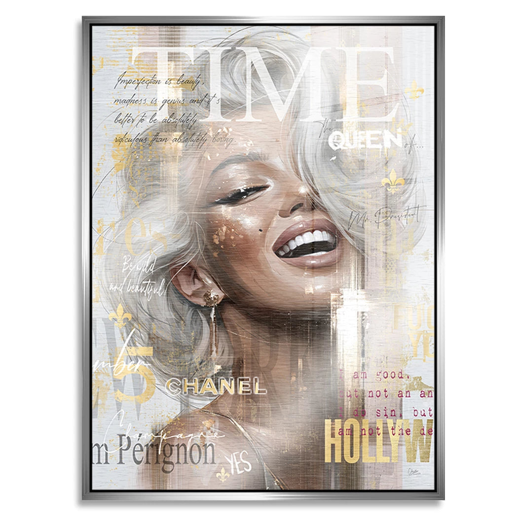 Marilyn Monroe La Belle Aluminiumbild gebürstet