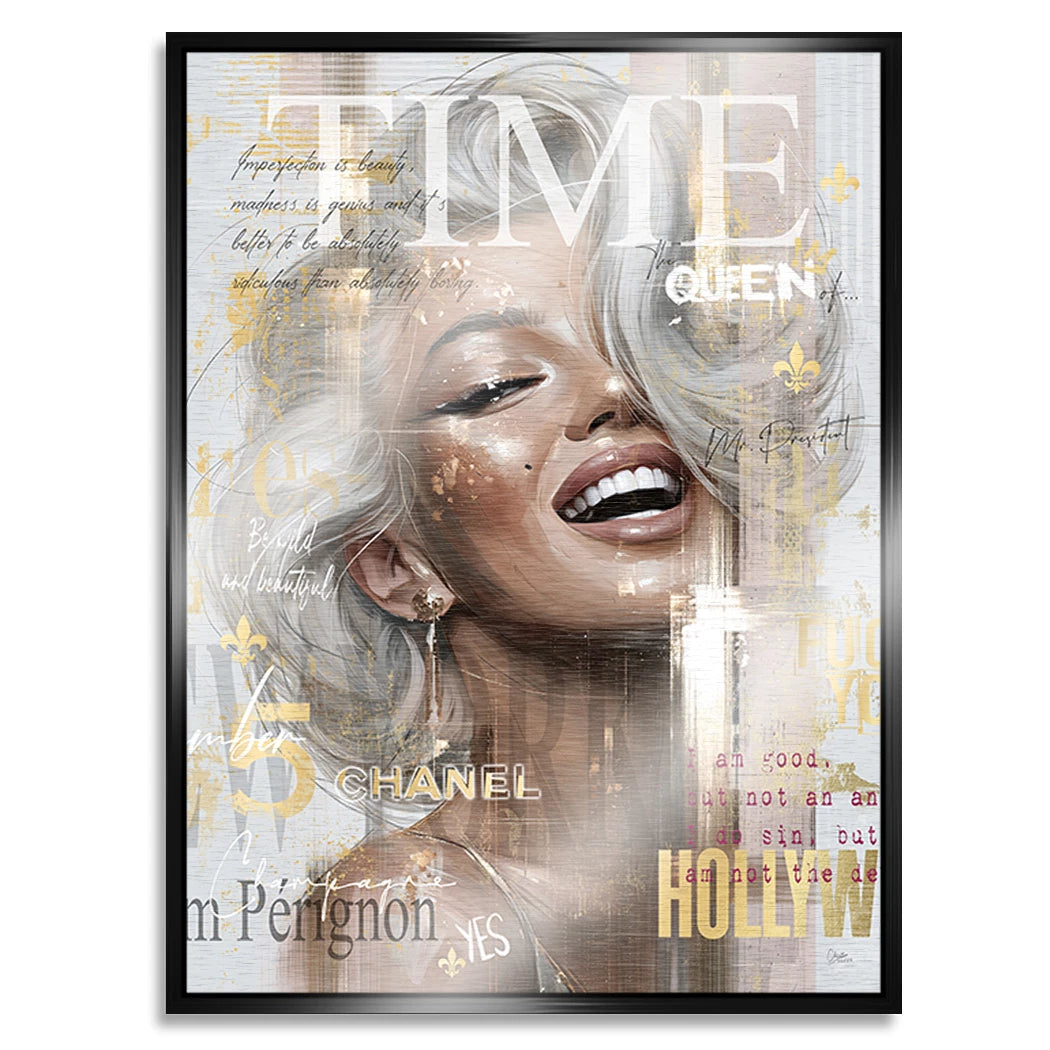 Marilyn Monroe La Belle Aluminiumbild gebürstet