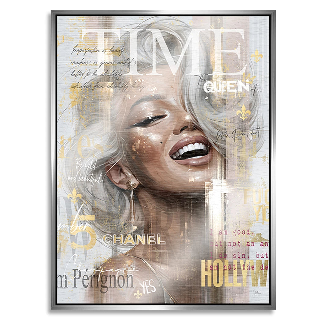 Marilyn Monroe La Belle Aluminiumbild gebürstet