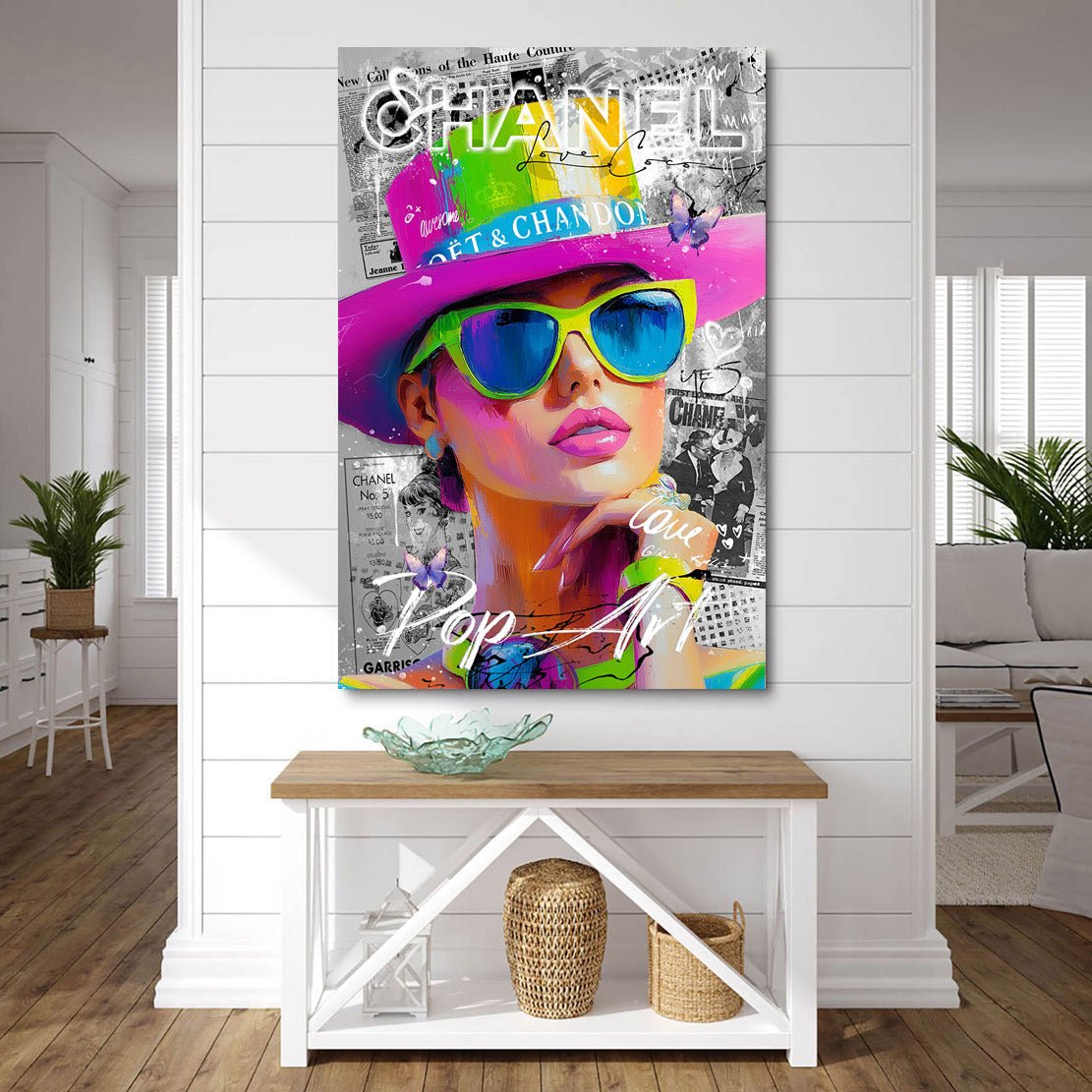 Chanel Pop Art Beauty Leinwand Bild INGALERIE