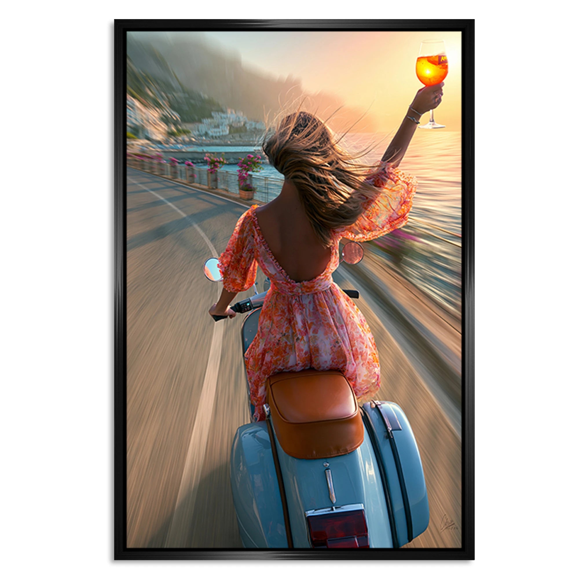 Vespa Summerglam Leinwand Bild