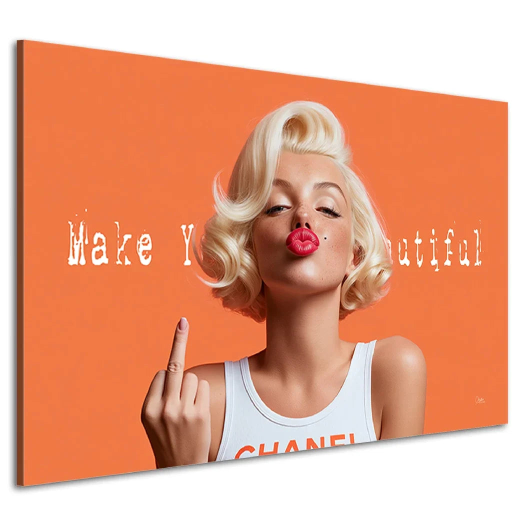 Marilyn Monroe Beautiful Leinwand Bild