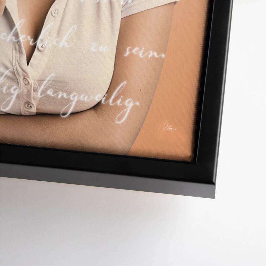 Marilyn Monroe Statement Leinwand Bild