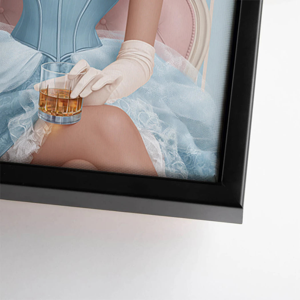 Cinderella Coffee Leinwand Bild