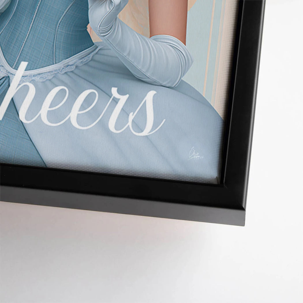 Cinderella Cheers Leinwand Bild