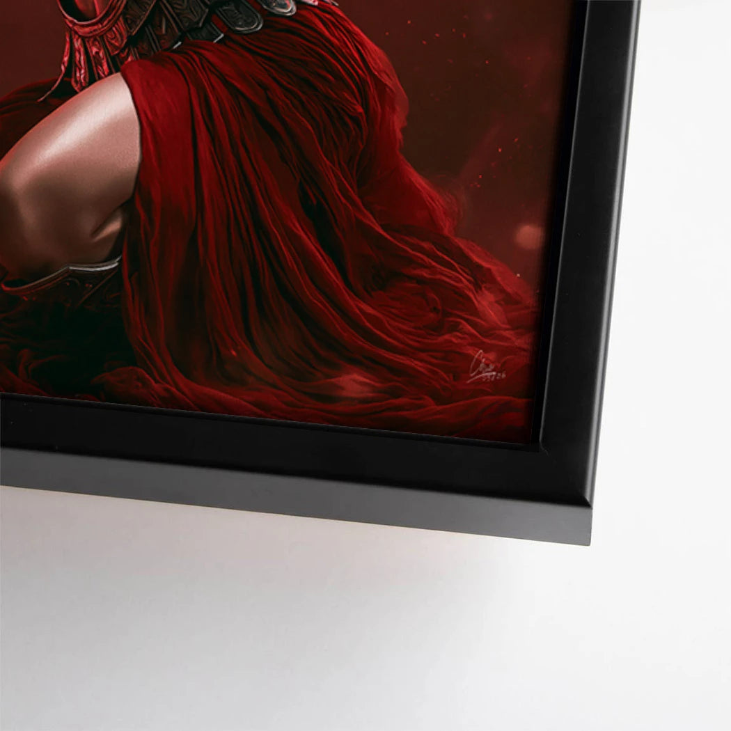 Veni Vidi Vici Gladiatorin Leinwand Bild