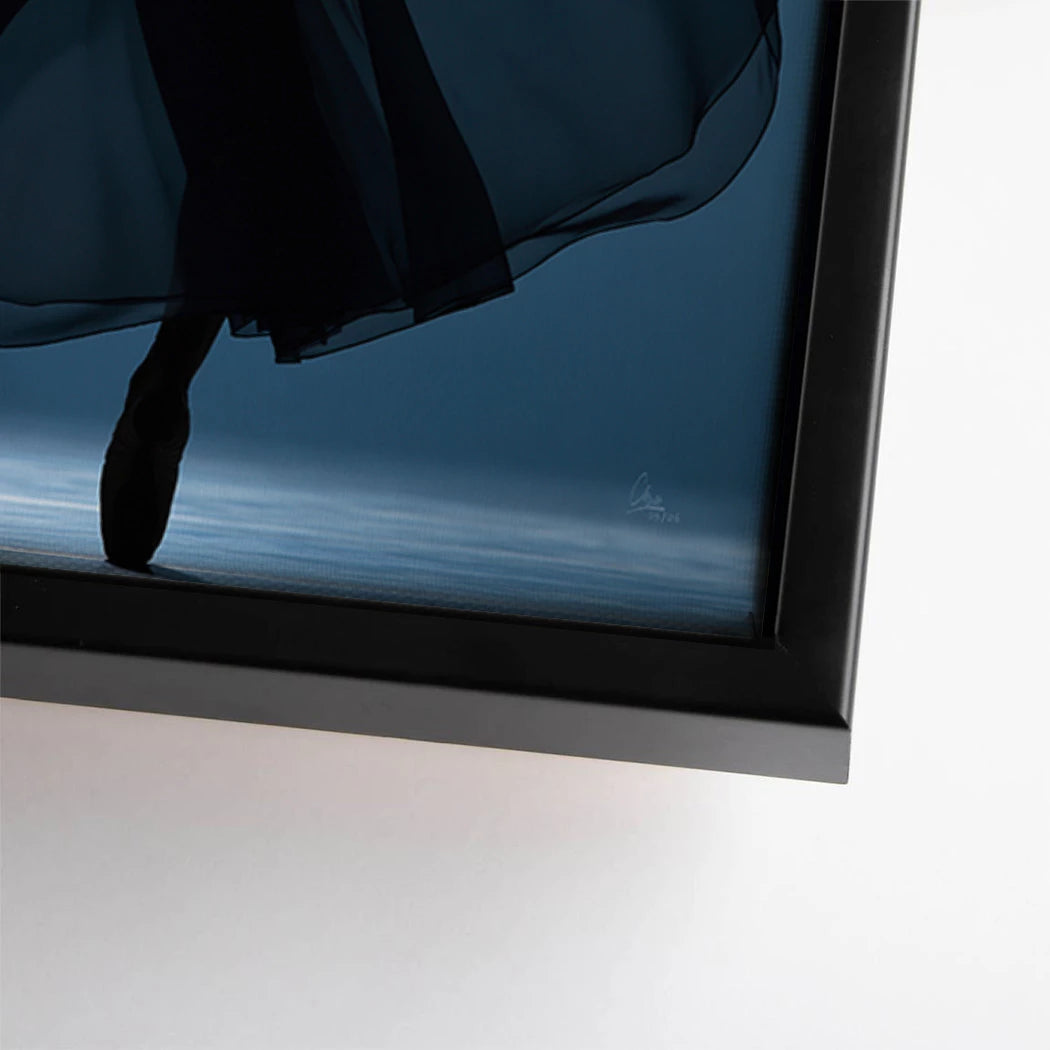 Ballerina Lichttanz Leinwand Bild