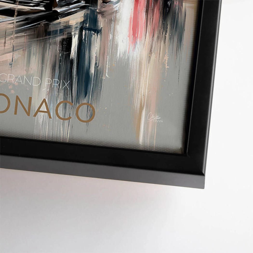 Monaco Formula Leinwand Bild