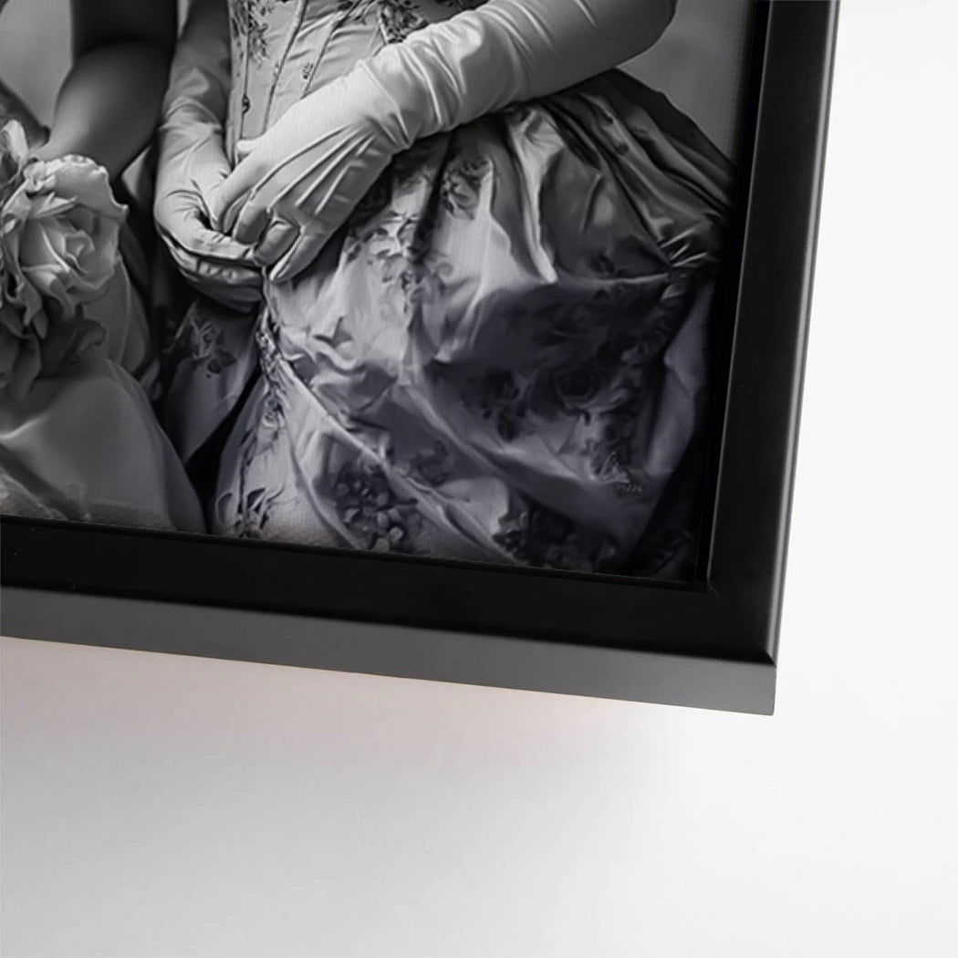 Barock Damen Leinwand Bild