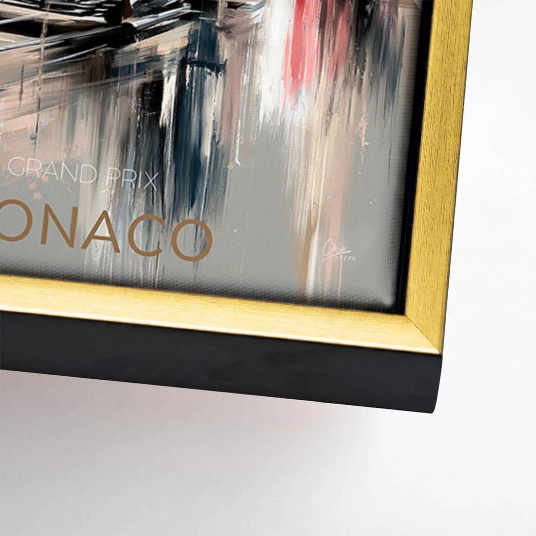 Monaco Formula Leinwand Bild