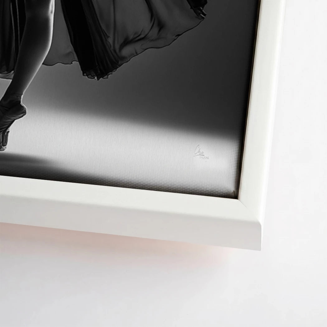 Ballerina Schattenpoesie Leinwand Bild
