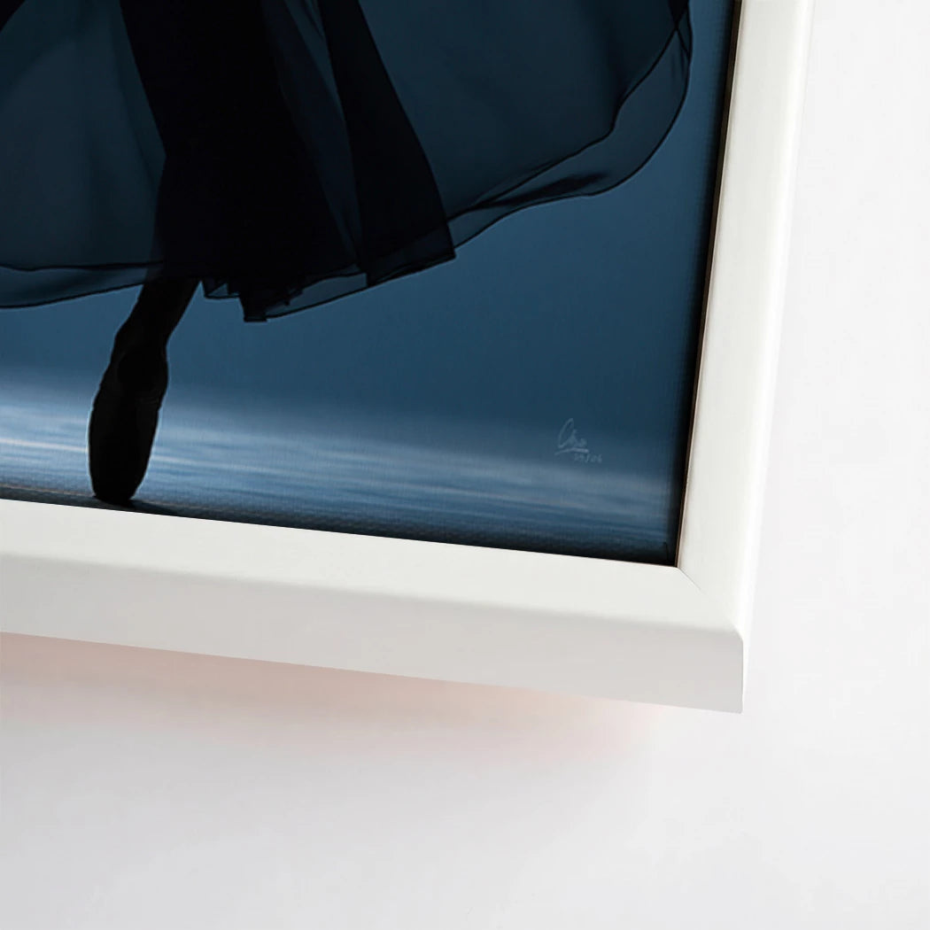 Ballerina Lichttanz Leinwand Bild