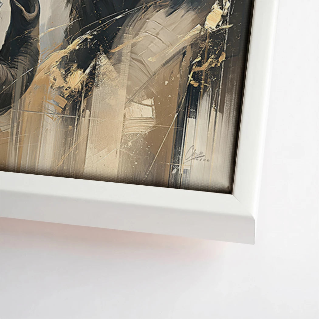 Goldener Elefant Leinwand Bild