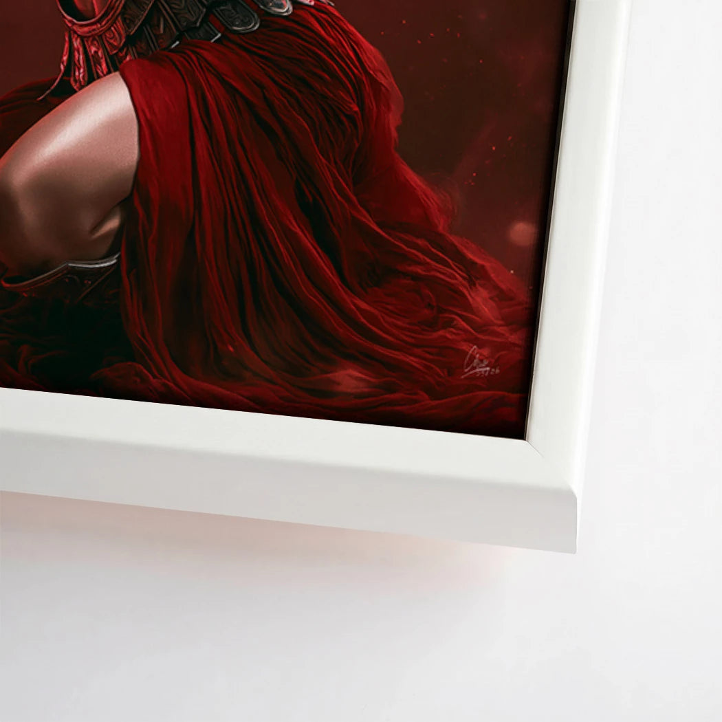 Veni Vidi Vici Gladiatorin Leinwand Bild