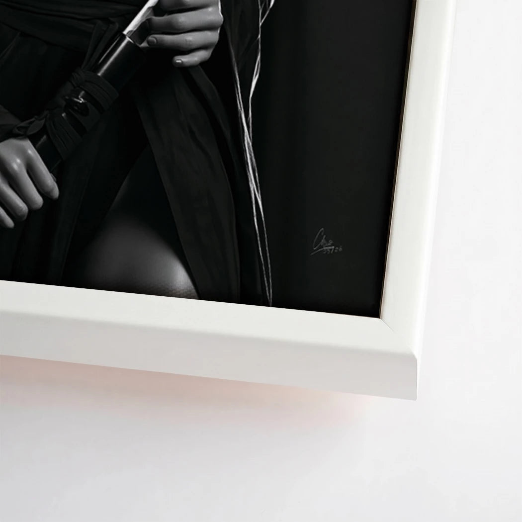 Samurai Lady Leinwand Bild