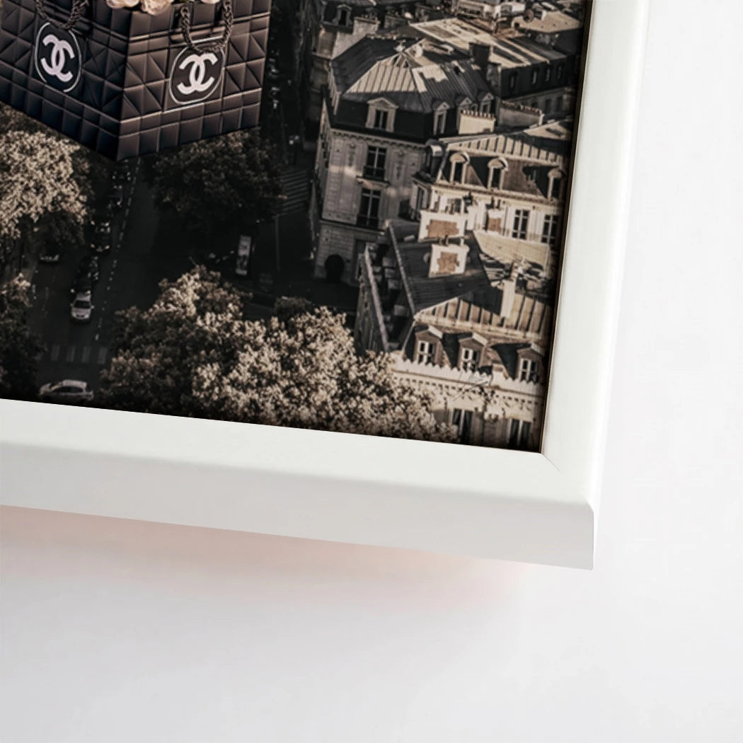 Chanel Ballons Leinwand Bild