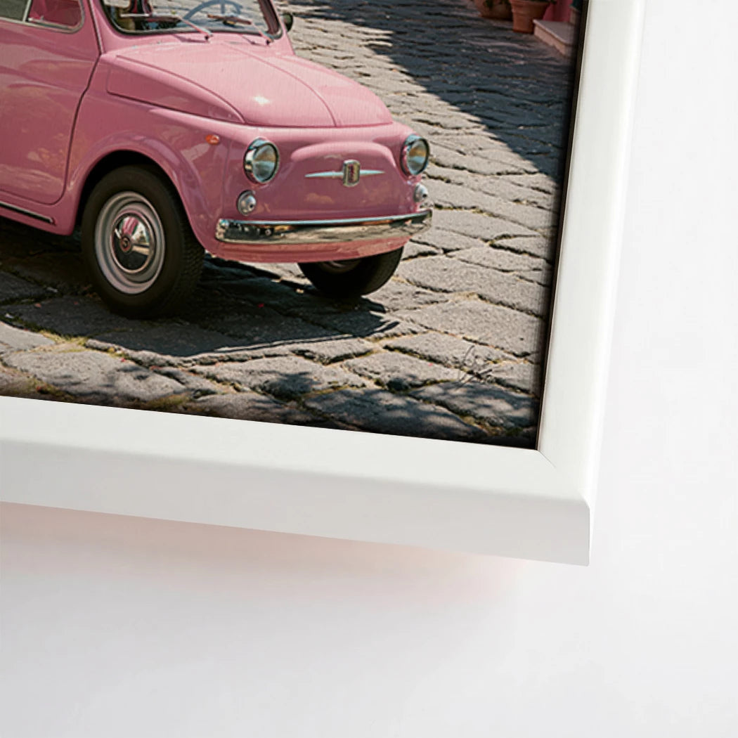 Rosa Cinquecento Leinwand Bild