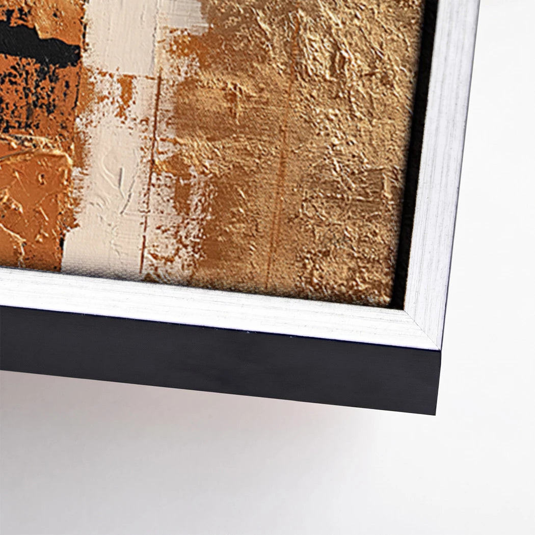 Abstraktes Goldzentrum Leinwand Bild