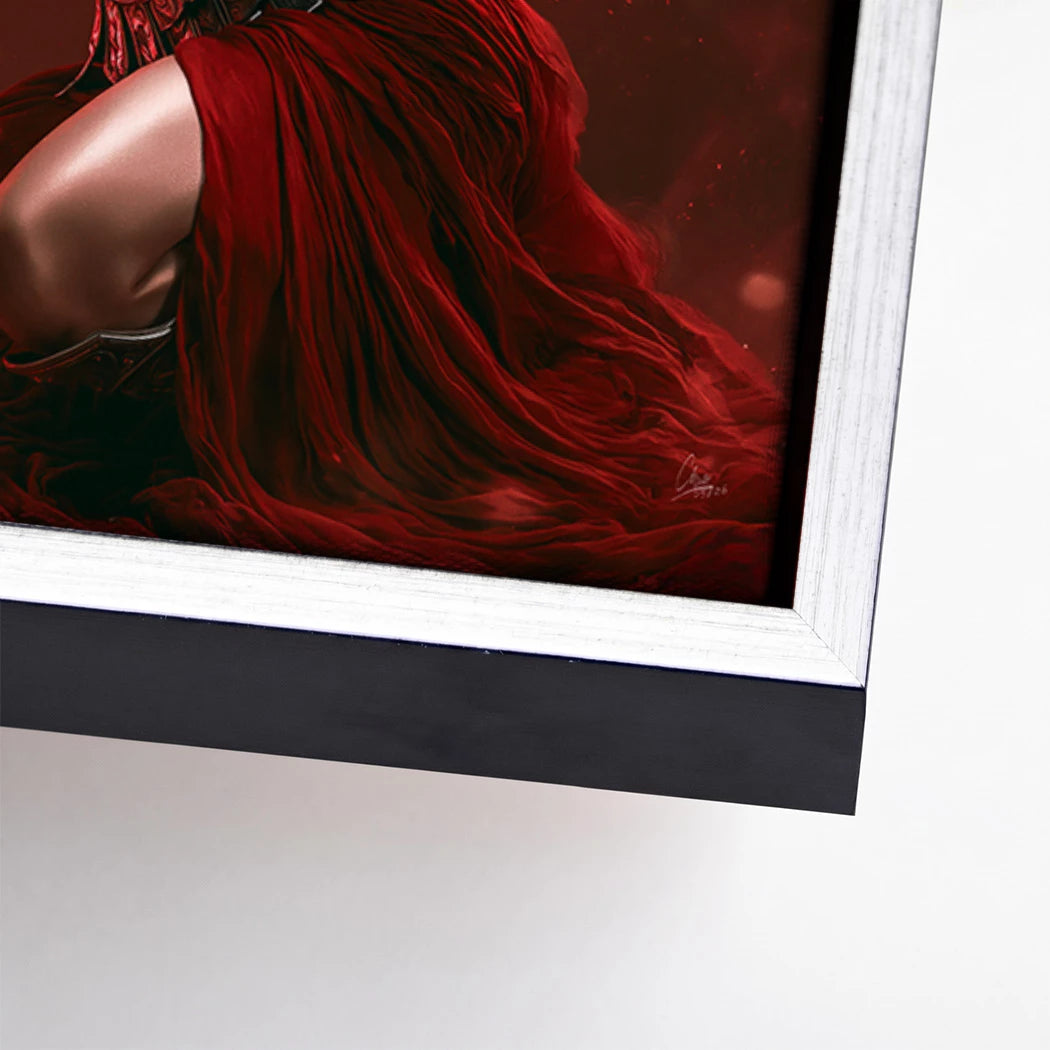 Veni Vidi Vici Gladiatorin Leinwand Bild