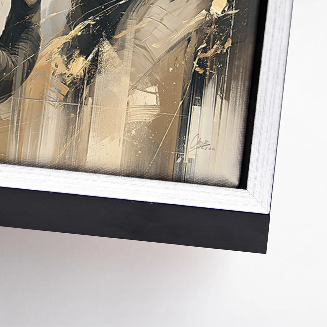 Goldener Elefant Leinwand Bild