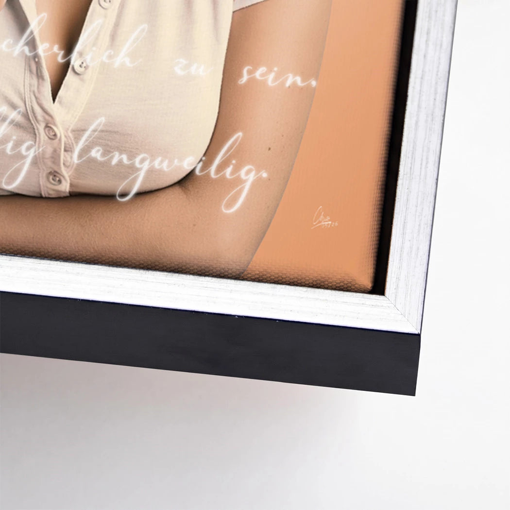 Marilyn Monroe Statement Leinwand Bild