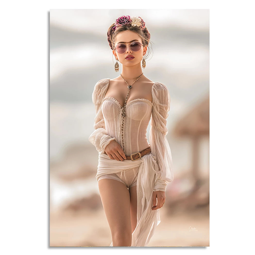 Frida Riviera Leinwand Bild