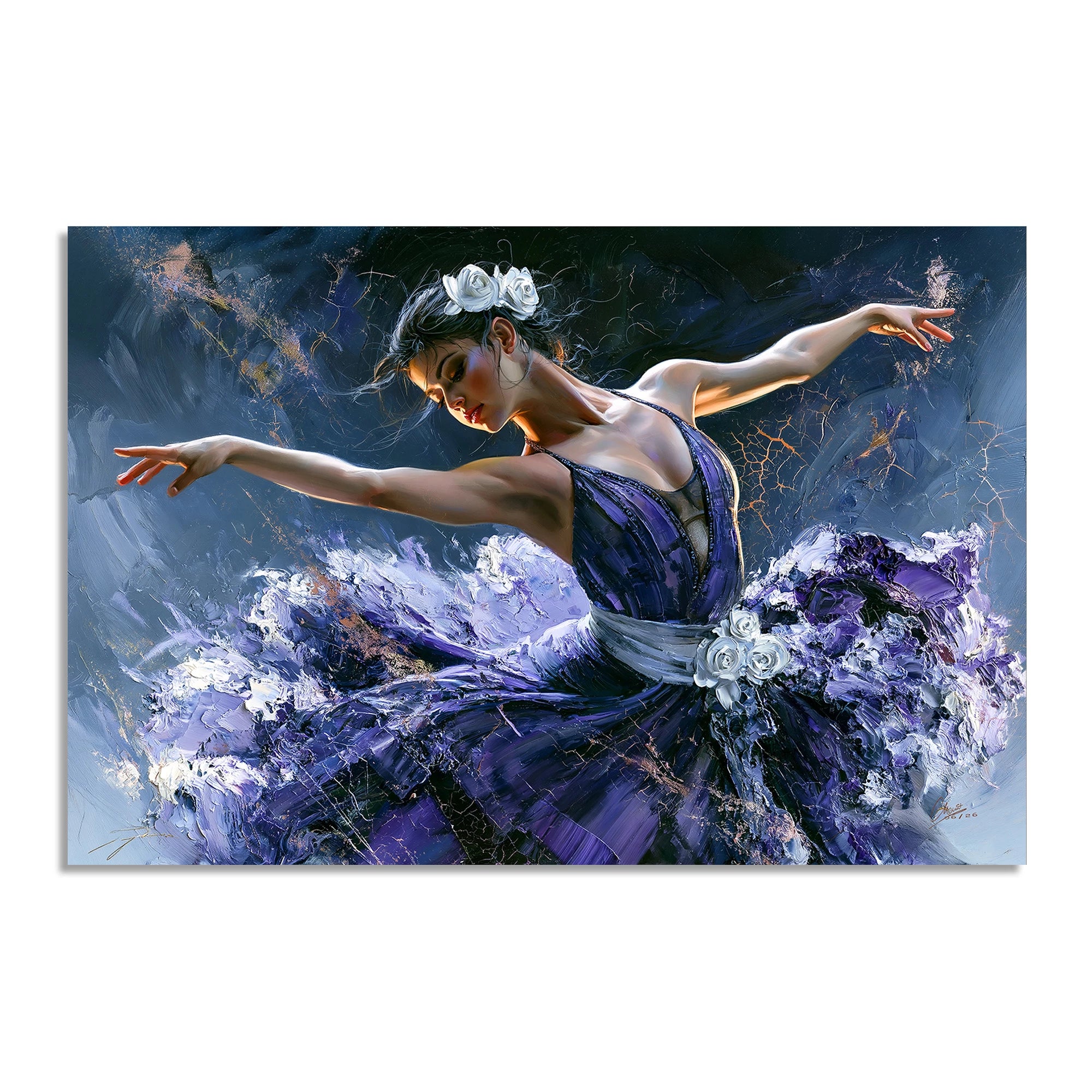 Ballerina Royal Leinwand Bild