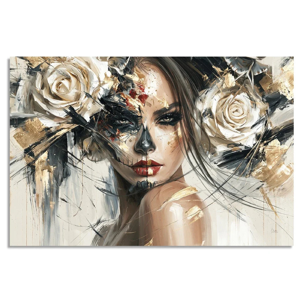 La Catrina Dark Romance Leinwand Bild