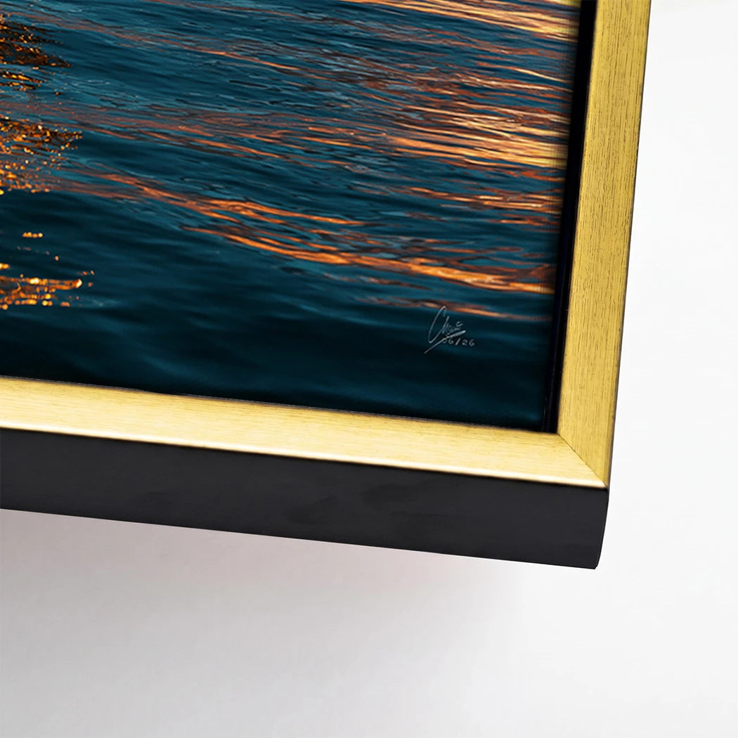 Kristall Meerblick Leinwand Bild
