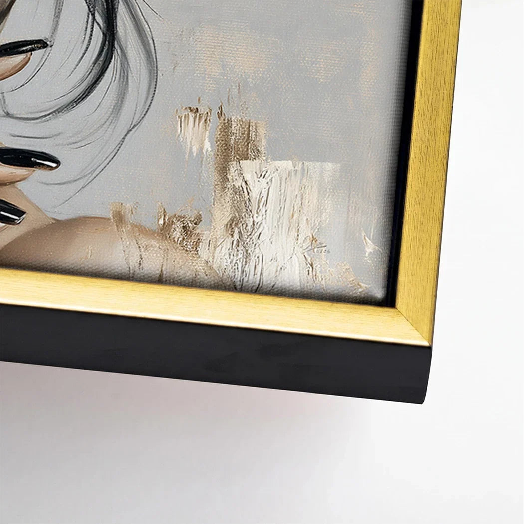 La Catrina Golden Rose Leinwand Bild