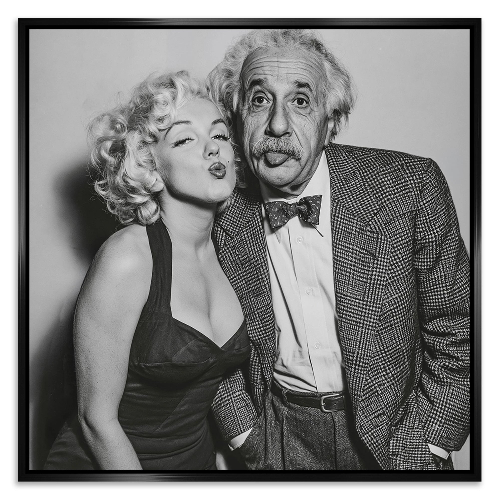 Einstein Monroe Twist Leinwand Bild