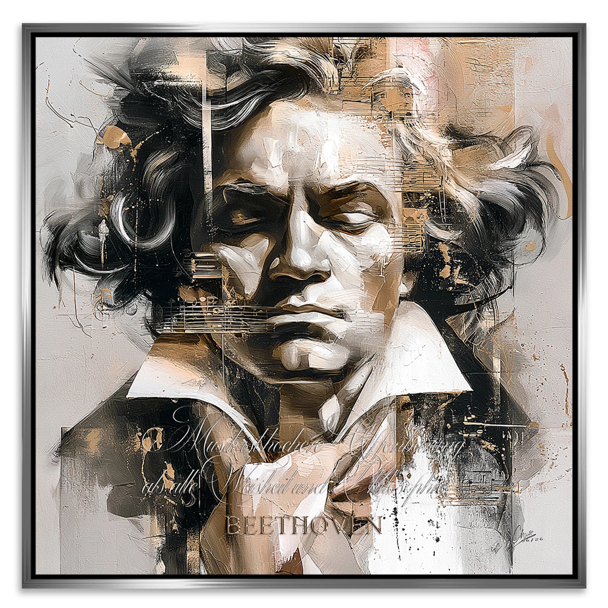 Beethoven Opus Leinwand Bild