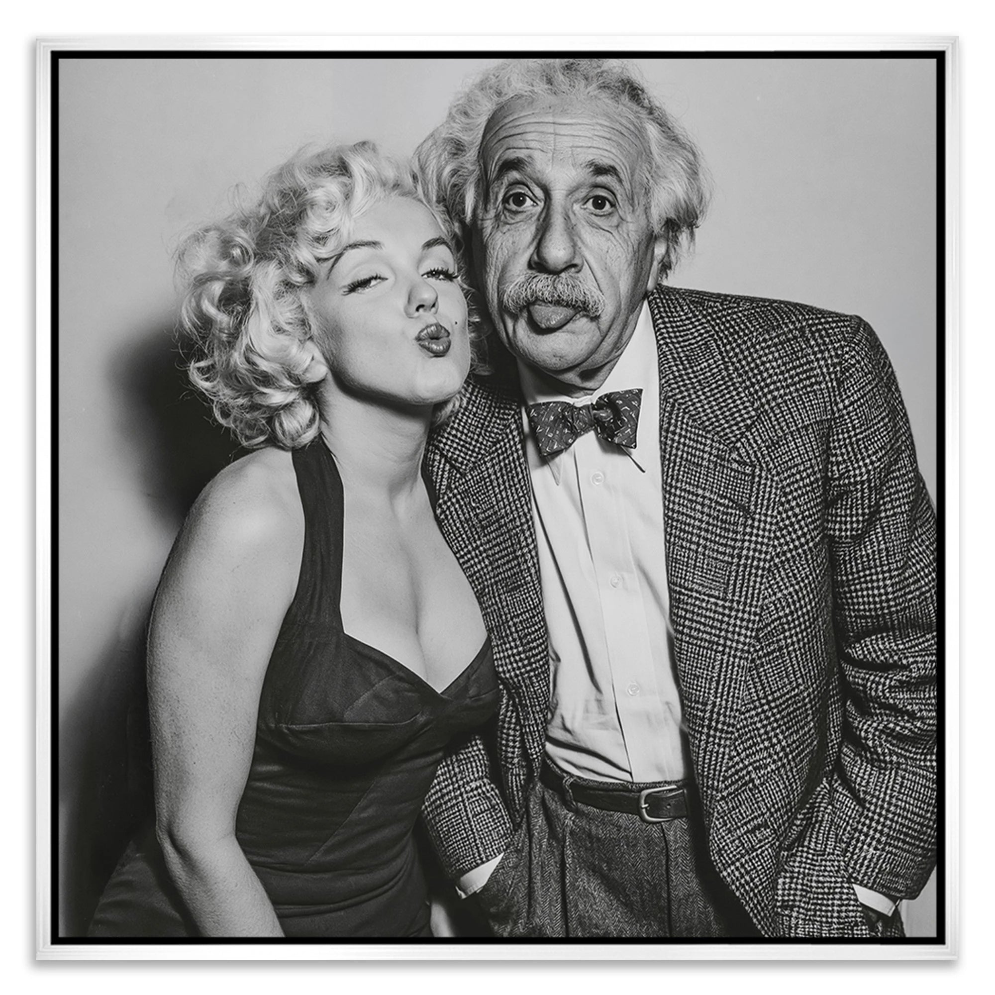 Einstein Monroe Twist Leinwand Bild