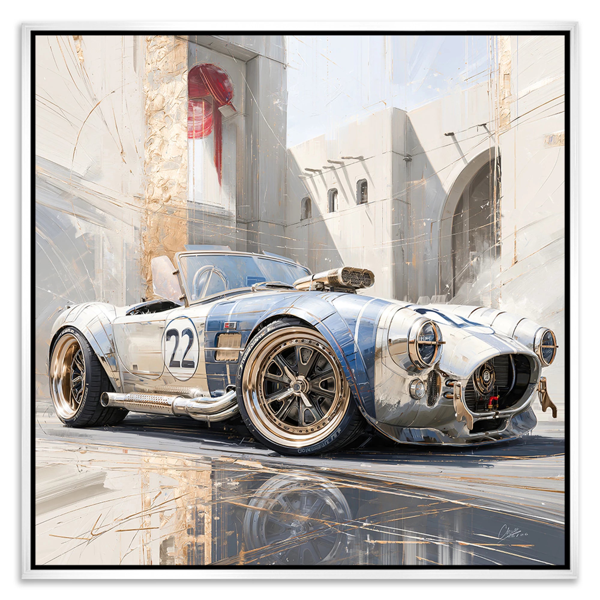 AC Cobra Velocity Leinwand Bild