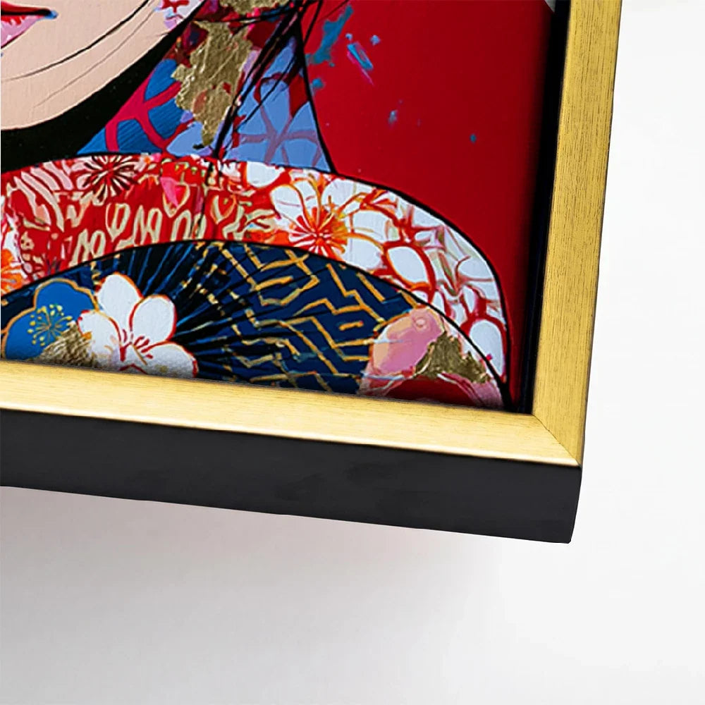 Geisha Rouge Leinwand Bild