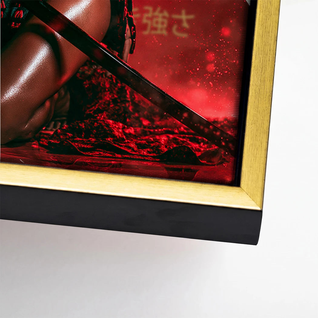 Samurai Rouge Leinwand Bild
