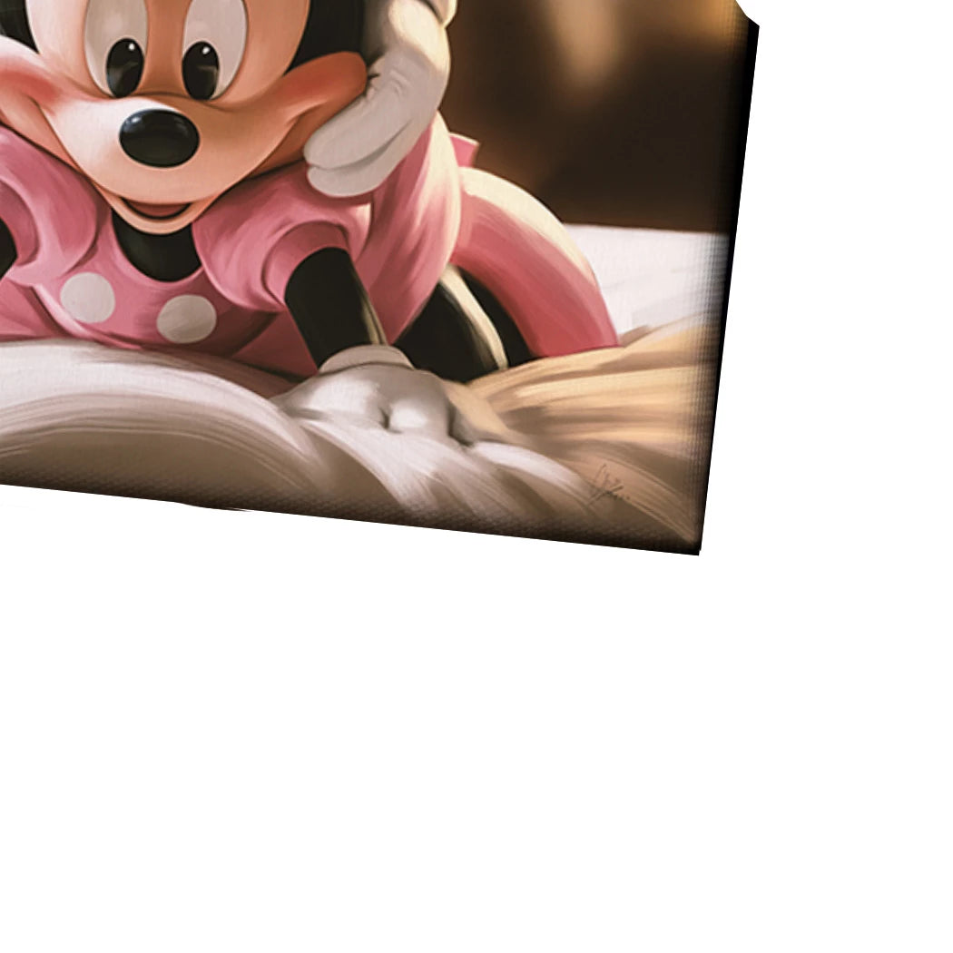 Mickey & Minnie Teamwork Leinwand Bild