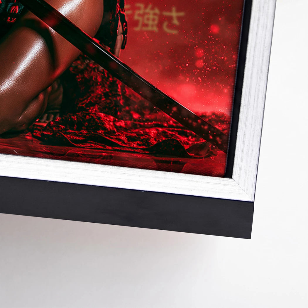 Samurai Rouge Leinwand Bild