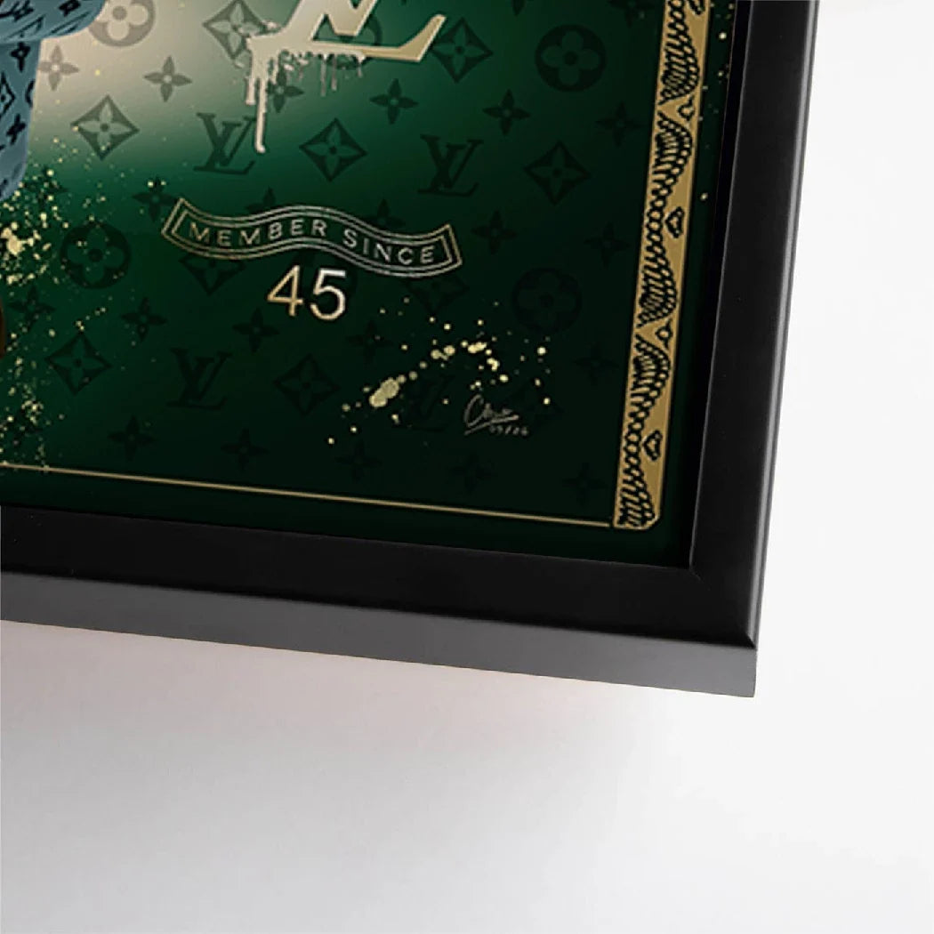 Dagobert Duck Millionaire Leinwand Bild