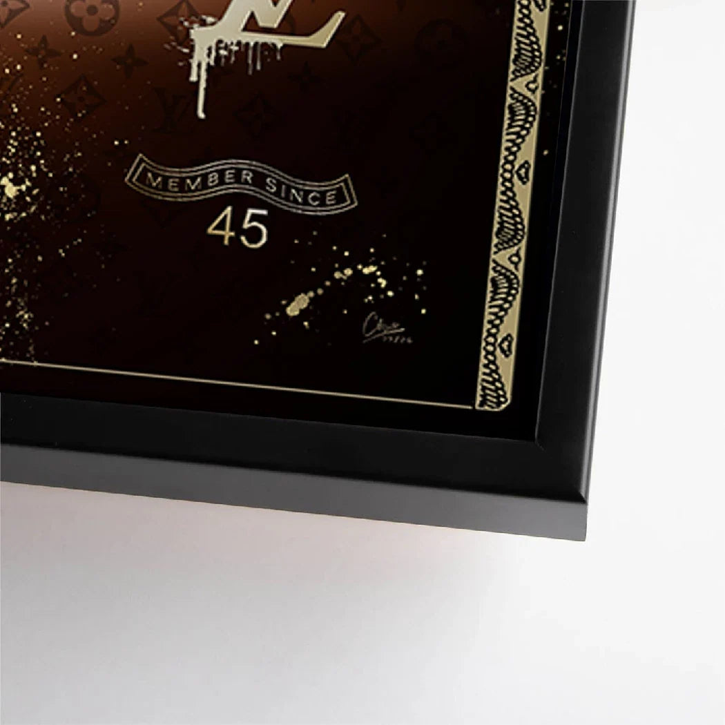 Dagobert Duck Money Power Leinwand Bild