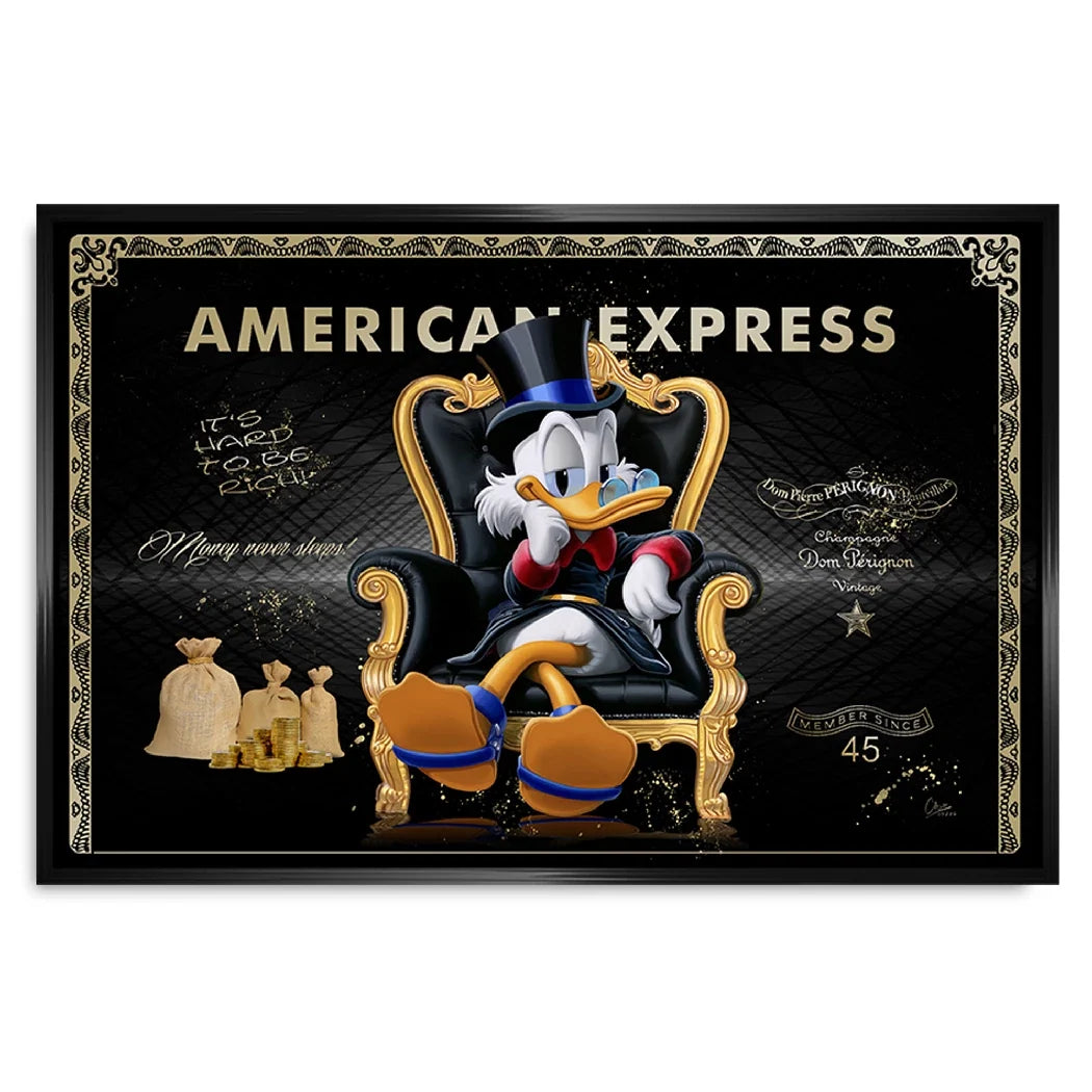Dagobert Duck Empire Leinwand Bild