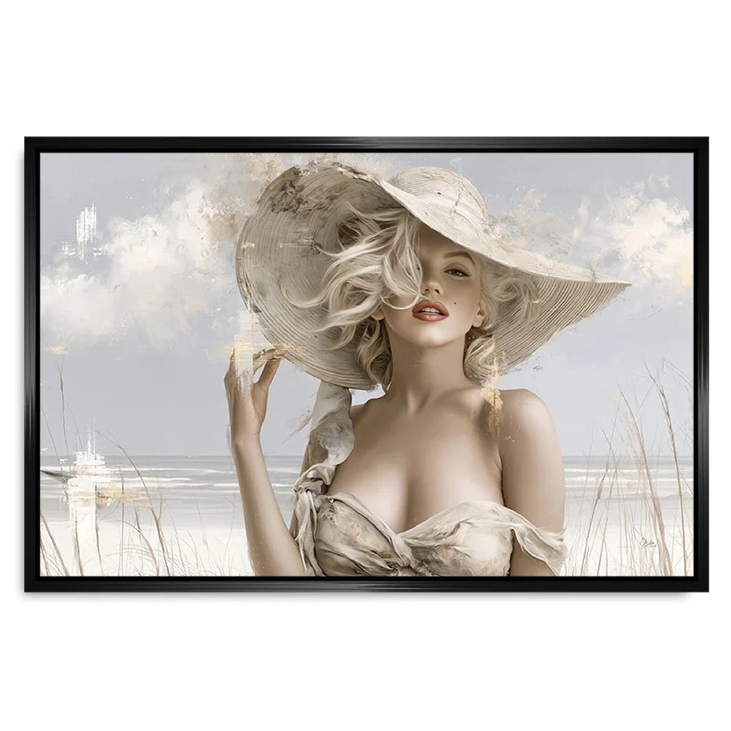 Marilyn Monroe Riviera Leinwand Bild