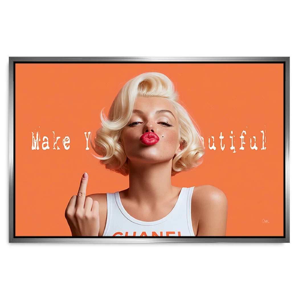 Marilyn Monroe Beautiful Leinwand Bild