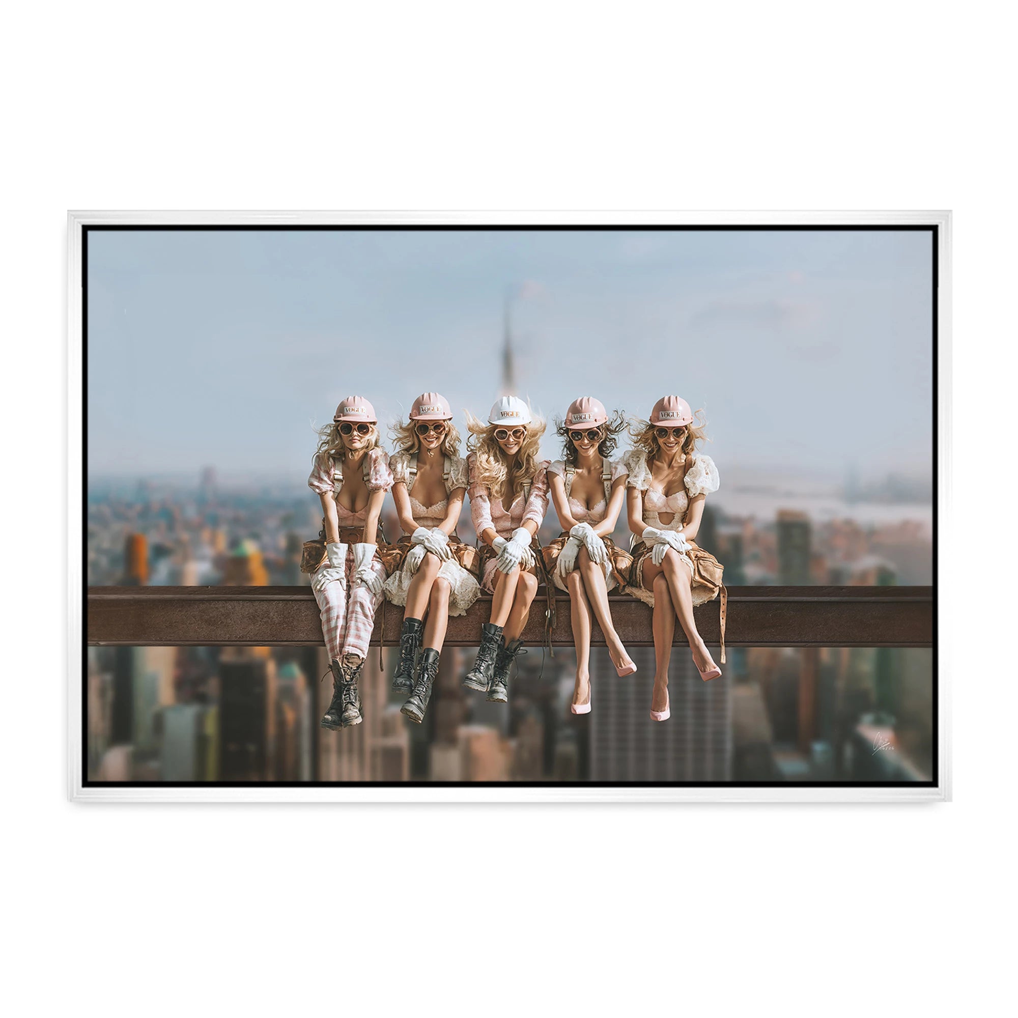 Skyline Queens Leinwand Bild