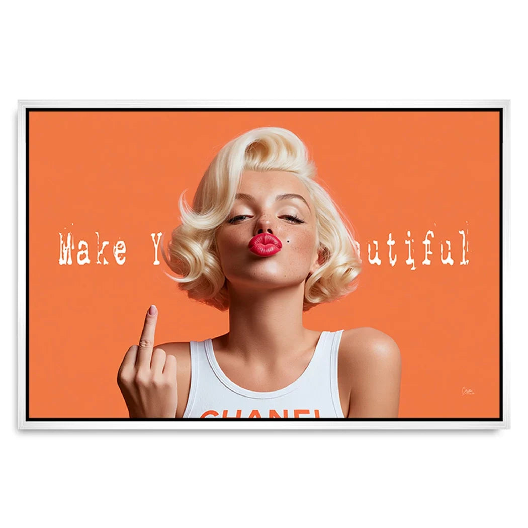 Marilyn Monroe Beautiful Leinwand Bild