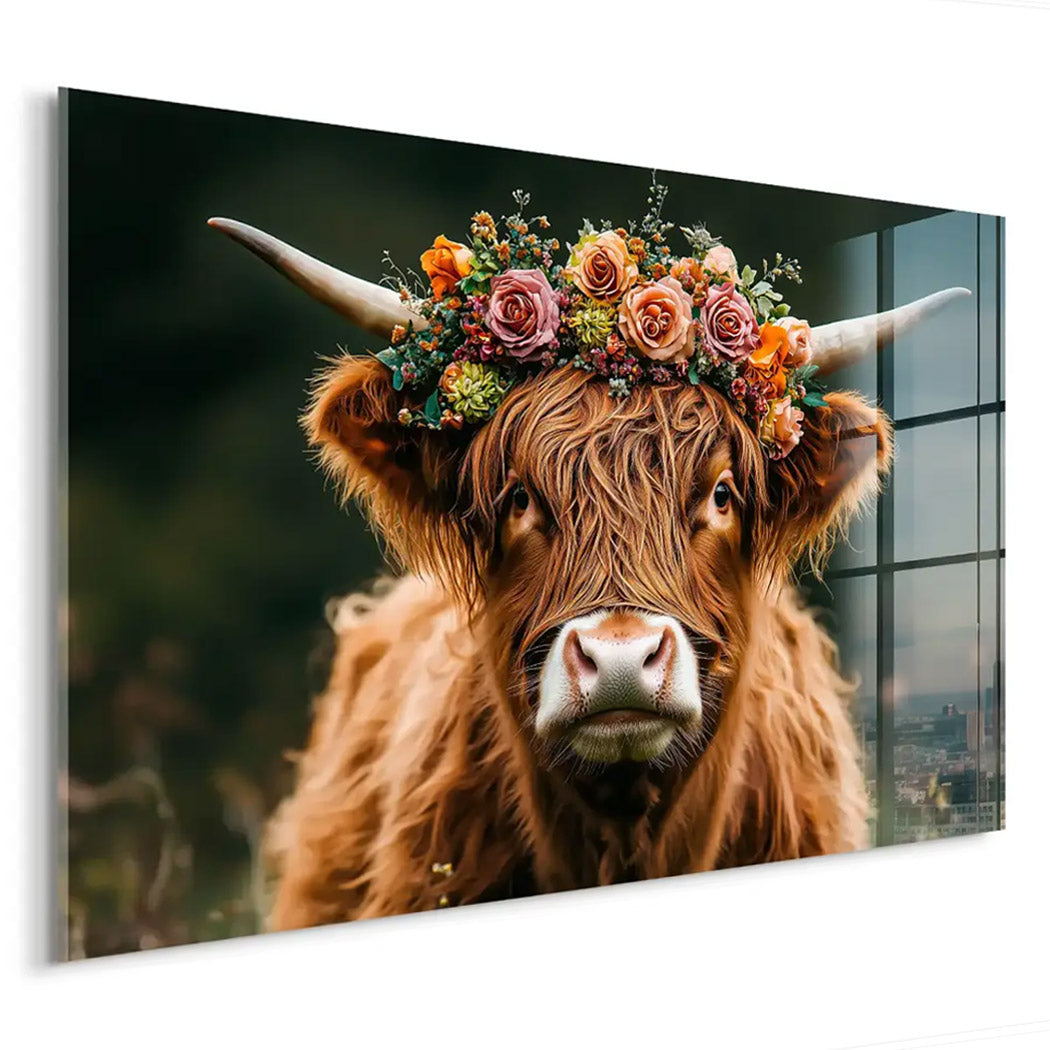 Highland Cow Acrylglas Bild INGALERIE