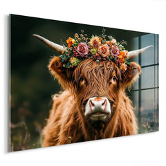 Highland Cow Acrylglas Bild