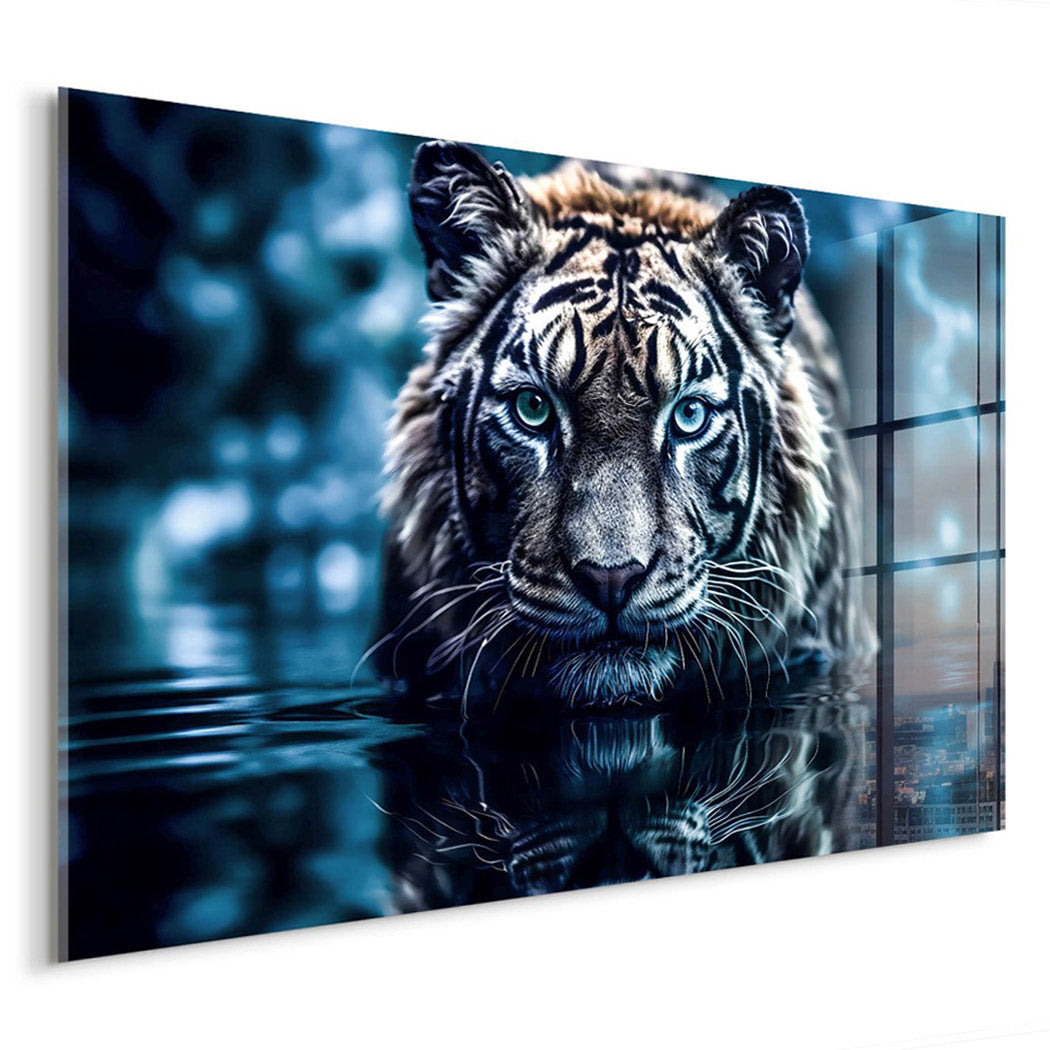 Tiger by Night Acrylglas Bild INGALERIE