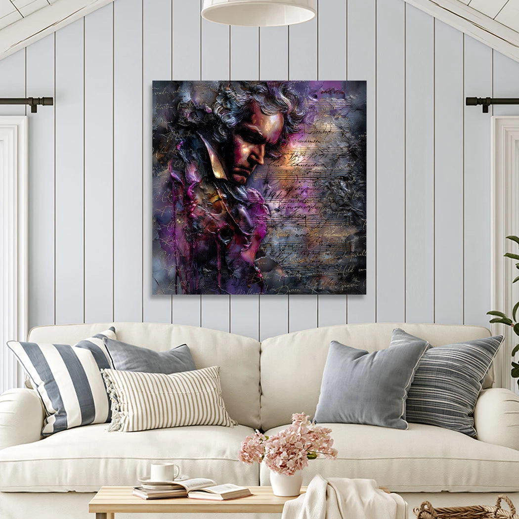 Beethoven Sinfonie Leinwand Bild