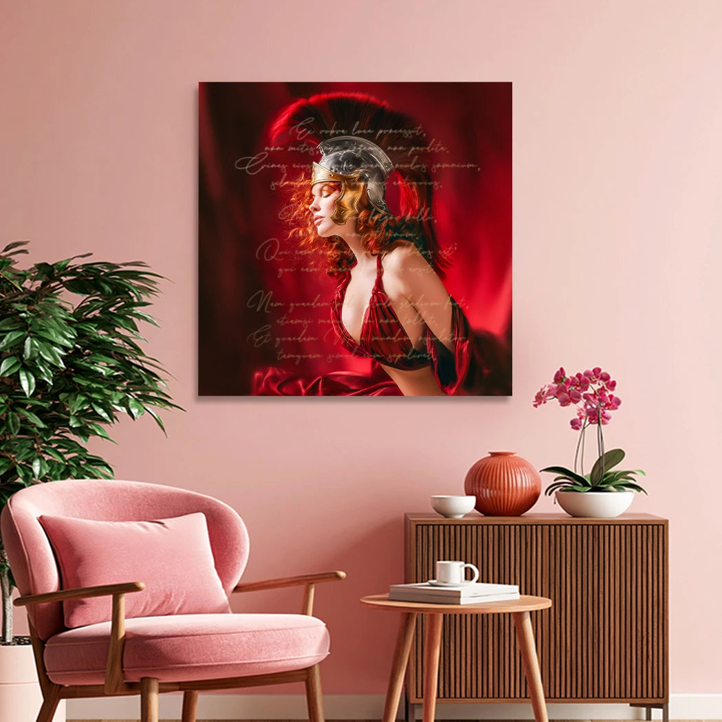 Römische Verführerin Leinwand Bild